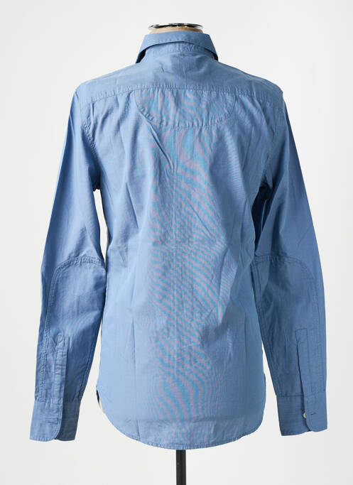 Cămașă cu mâneci lungi albastru SUPERDRY bărbat