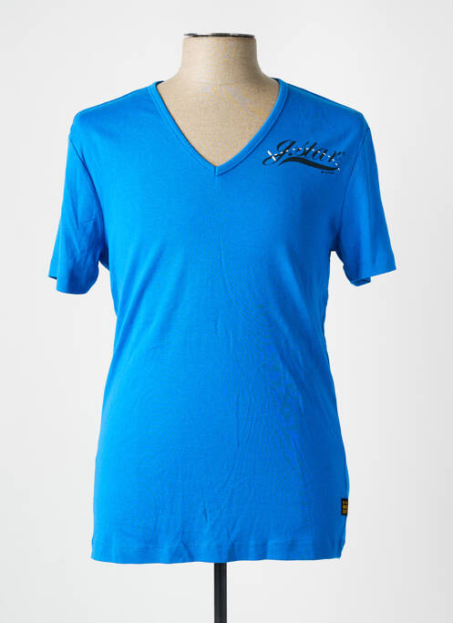 Tricou albastru G STAR bărbat