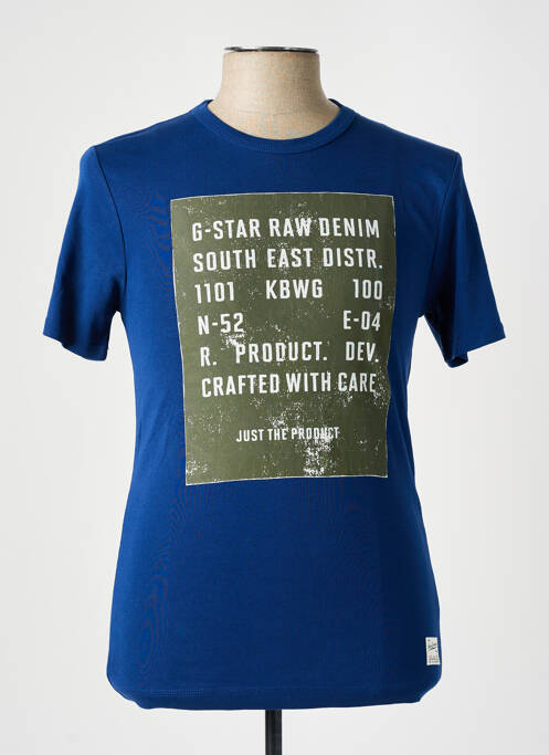 Tricou albastru G STAR bărbat