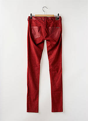 Pantalon slim roșu GUESS femeie