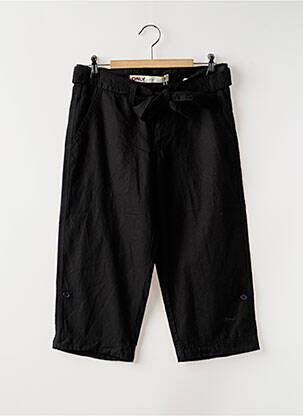 Pantalon trei sferturi negru ONLY femeie