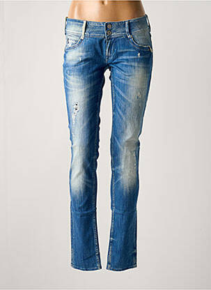 Blugi cu croială slim albastru LE TEMPS DES CERISES femeie