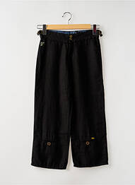 Pantalon trei sferturi negru LOIS femme
