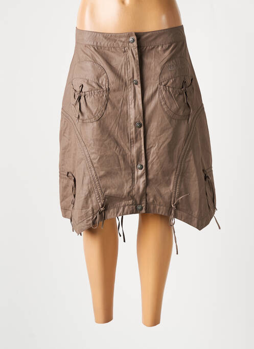 Fustă midi maro LOLA ESPELETA femeie