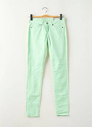 Blugi cu croială slim verde PEPE JEANS fată