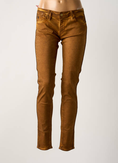 Blugi skinny galben LE TEMPS DES CERISES femeie