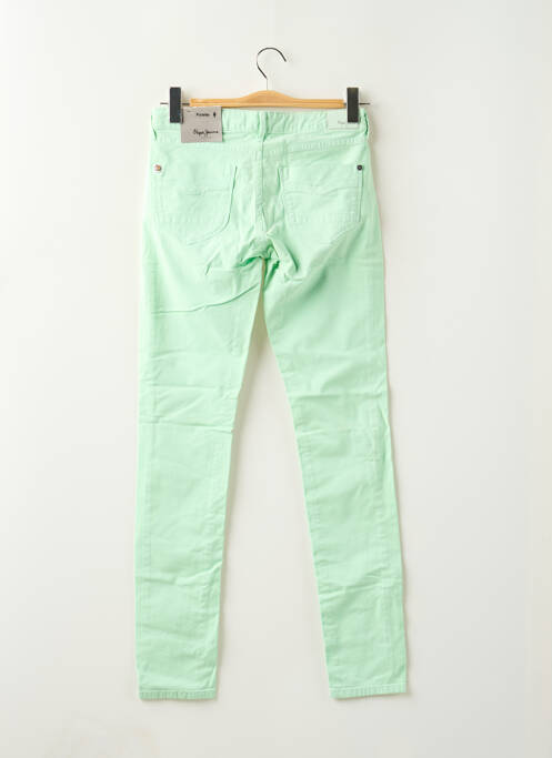 Blugi cu croială slim verde PEPE JEANS fată