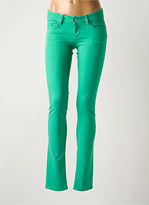 Blugi cu croială slim verde SALSA femeie