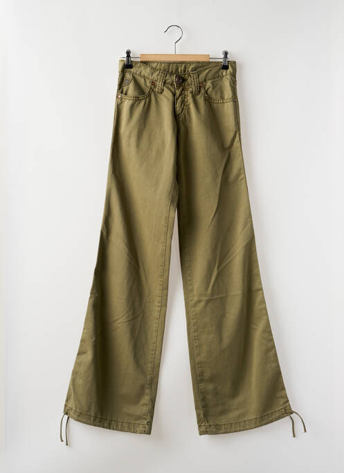 Blugi cu croială evazată verde LOIS femeie