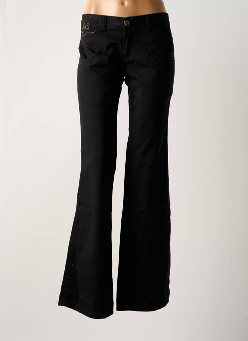 Blugi cu croială dreaptă negru LOIS femeie