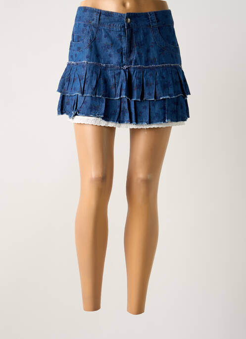 Fustă scurtă albastru ONLY femeie