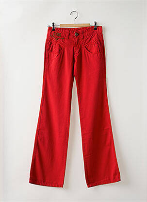 Pantalon evazat roșu LOIS femeie