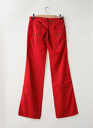 Pantalon evazat roșu LOIS femeie