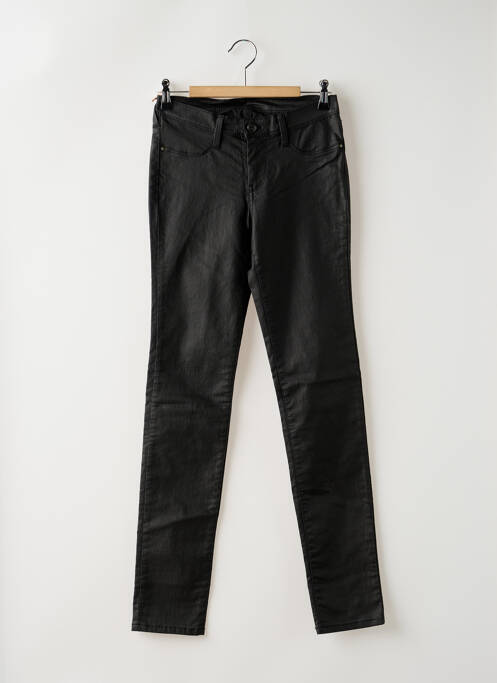 Pantalon slim negru TEDDY SMITH fată