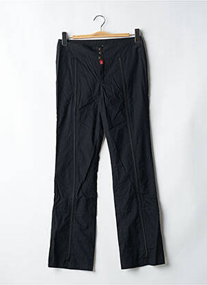 Pantalon drept țesătură poplin talie joasă negru BE YOU K femeie