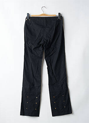 Pantalon drept țesătură poplin talie joasă negru BE YOU K femeie