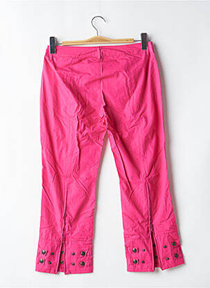 Pantalon trei sferturi țesătură poplin mărime normală roz BE YOU K femeie