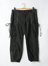 Pantalon drept țesătură poplin mărime normală verde BE YOU K femeie