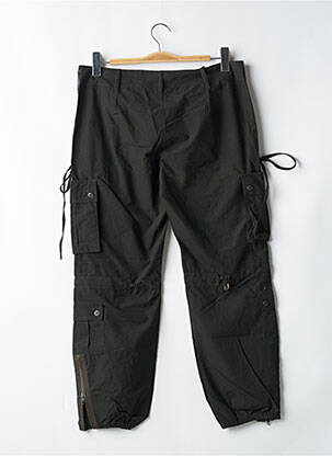 Pantalon drept țesătură poplin mărime normală verde BE YOU K femeie