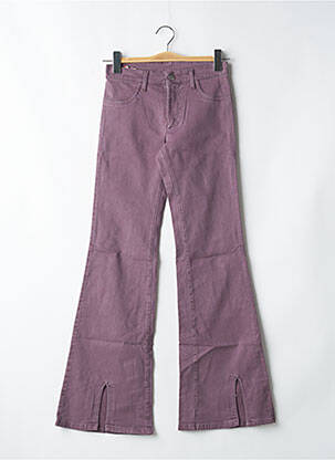 Pantalon evazat elasticitate mărime normală violet CIMARRON femeie