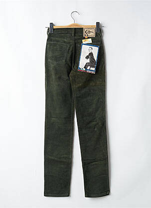 Pantalon slim talie înaltă talie înaltă verde CIMARRON femeie