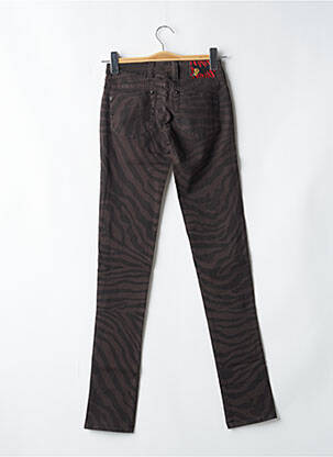 Pantalon slim talie joasă talie joasă maro CIMARRON femeie
