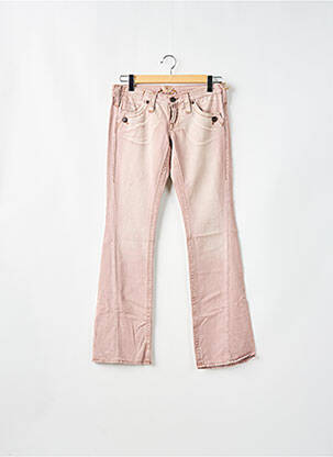 Blugi cu croială dreaptă roz FREEMAN T.PORTER femeie