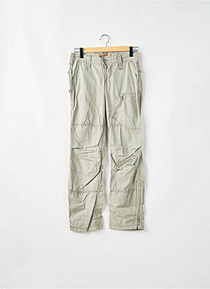 Pantalon drept țesătură poplin mărime normală verde FREEMAN T.PORTER femeie