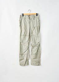 Pantalon drept țesătură poplin mărime normală verde FREEMAN T.PORTER femeie