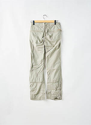 Pantalon drept țesătură poplin mărime normală verde FREEMAN T.PORTER femeie