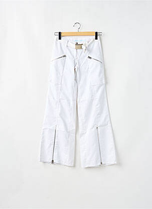 Pantalon evazat alb LA BRIGADA INTERNACIONAL femeie