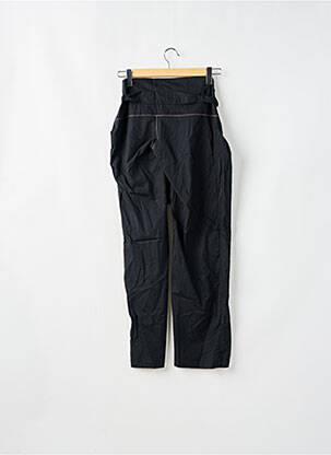 Pantalon drept țesătură poplin mărime normală negru LADY SOUL femeie