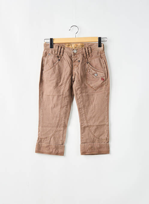 Pantalon trei sferturi maro FREEMAN T.PORTER femeie