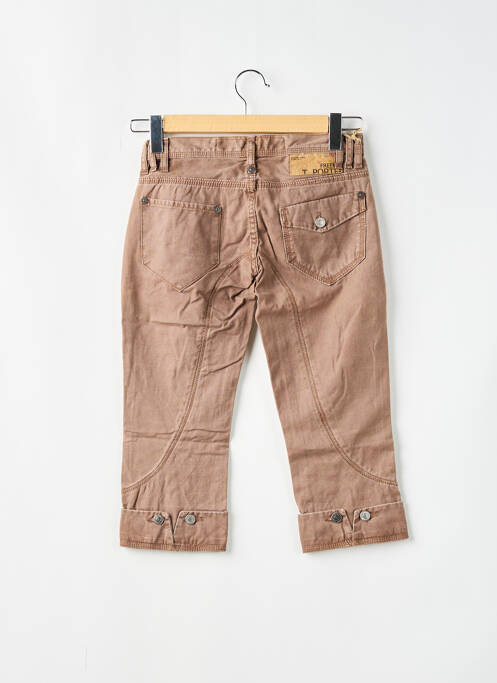 Pantalon trei sferturi maro FREEMAN T.PORTER femeie