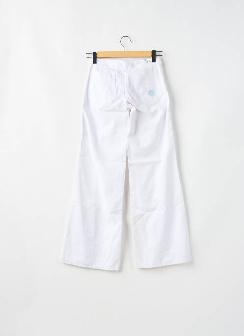 Pantalon evazat alb LA BRIGADA INTERNACIONAL femeie