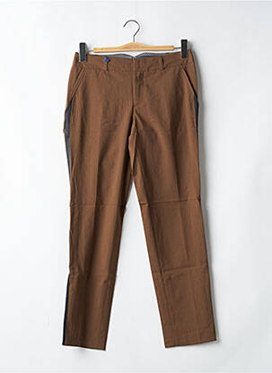 Pantalon 7/8 croială chino mărime normală maro LEON & HARPER femeie