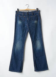 Blugi bootcut buzunare albastru B SIDES femme