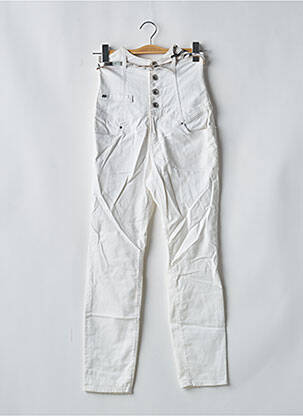 Pantalon slim buzunare alb MISS SIXTY femeie