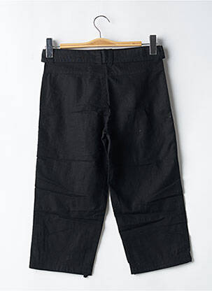 Pantalon trei sferturi croială dreaptă talie joasă negru ONLY femeie