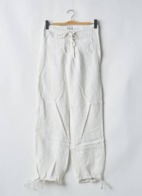 Pantalon drept alb LOIS femeie