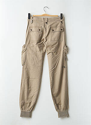 Pantalon cargo țesătură poplin mărime normală maro RWD femeie
