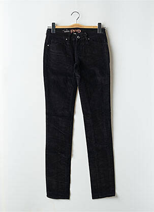 Pantalon slim talie joasă talie joasă negru RWD femeie
