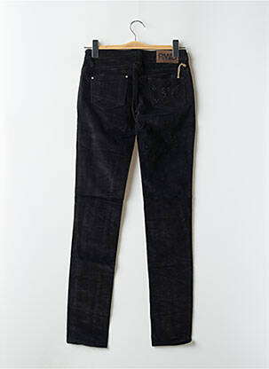 Pantalon slim talie joasă talie joasă negru RWD femeie
