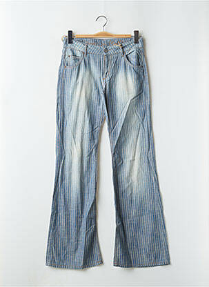 Blugi bootcut elasticitate talie joasă albastru RWD femeie