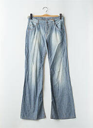 Blugi bootcut elasticitate talie joasă albastru RWD femeie