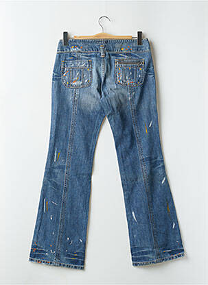 Blugi bootcut elasticitate talie joasă albastru RWD femeie