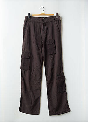 Pantalon cargo maro SCHOOL RAG femeie