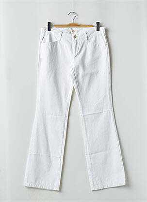 Pantalon drept alb SCHOOL RAG femeie