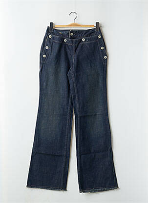 Blugi bootcut albastru SCHOOL RAG femeie