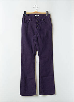 Blugi bootcut talie înaltă talie înaltă violet SCHOOL RAG femeie